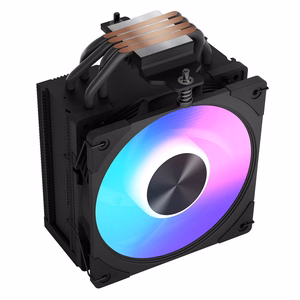 MODECOM Volcano 0C T102 LCD ARGB procesora gaisa dzesētājs 12 cm melns