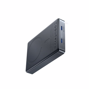Joyroom JR-PBM08 Pro 22,5 W 10000 mAh ārējais akumulators ar bezvadu uzlādi un 2 x USB-C – pelēks