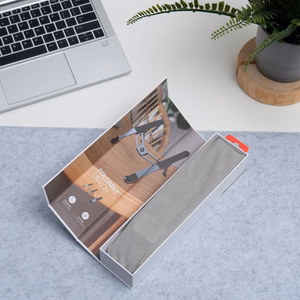 Настольная подставка для ноутбука/планшета складная Forcell F-Grip Fold Stand H Pro серая