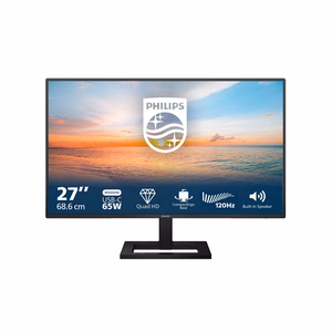 Philips 1000 series 27E1N1600AE/00 monitors 68,6 cm (27") 2560 x 1440 pikseļi Quad HD LCD melns