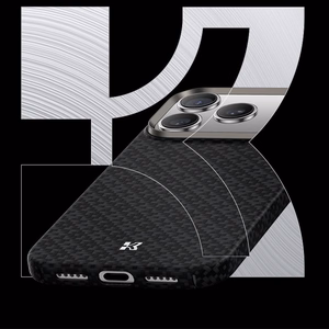 Benks Magnetic Armor Air Armor Grid Kevlar Case Metal Frame 600D (B068) for Iphone 17 Air black