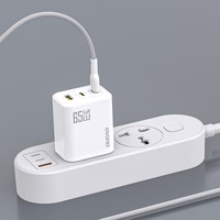 Dudao A29C 65W GaN sienas lādētājs + USB-C kabelis - balts