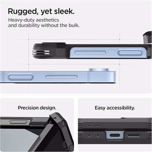 Spigen Tough Armor Pro Mag Magnētiskais viedtālruņa apvalks Samsung Galaxy Z Flip 6 / 7 FE - melns