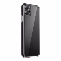 Viedtālruņa apvalks Baseus Crystal Series iPhone 11 pro max (caurspīdīgs) + rūdītais stikls + tīrīšanas komplekts