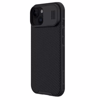 Nillkin CamShield Pro PC+TPU viedtālruņa apvalks Iphone 15 Plus melns
