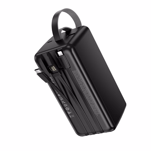 Borofone Внешний аккумулятор 50000mAh BJ79C Clever - USB - с кабелями USB, Type C и Lightning чёрный