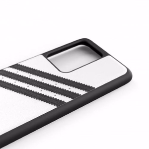 Чехол Adidas OR Moulded PU для Samsung Galaxy S20 Ultra - белый с чёрным
