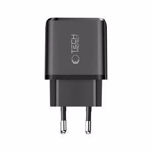 Tech-Protect NCA45W-GAN 2 portu USB-C / USB-A 45W sienas lādētājs - melns