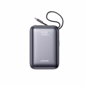 Joyroom JR-PBF29 20000mAh 22.5W ārējā baterija ar dubulto kabeli melna