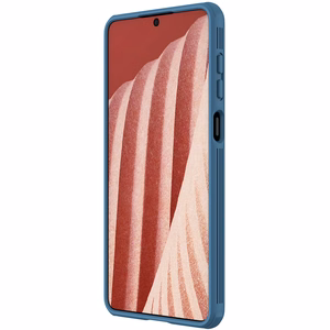 Nillkin CamShield Pro viedtālruņa apvalks bruņu apvalks ar kameras aizsargu Samsung Galaxy A73 zils