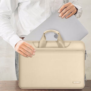 Tech-Protect Pocket 15-16 portatīvā datora soma - bēša