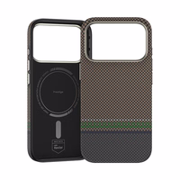 Benks magnētiskais Armor Pro Prestige Kevlar 600D viedtālruņa apvalks (Y069) Iphone 17 Pro (ar kameras vadības pogu)