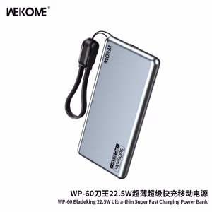 Portatīvais lādētājs WK Design „WP-60“ zils 5000mAh (22.5W)