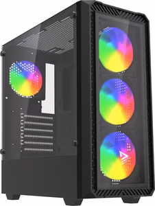 Корпус Savio Noctis Glass RGB Cube черный