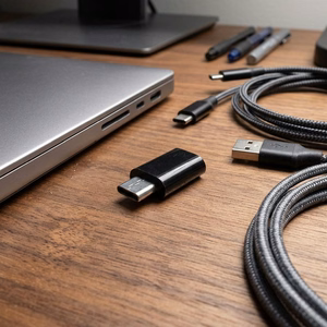 Adapteris Type C to Micro USB Blue Star - melns