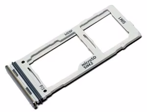 SIM kartes turētājs Samsung M526 M52 5G balts oriģināls (service pack)
