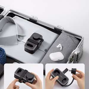 Orico AP3 65W GaN 6in1 strāvas sadalītājs 2x AC + 2x USB-A + 2x USB-C - melns