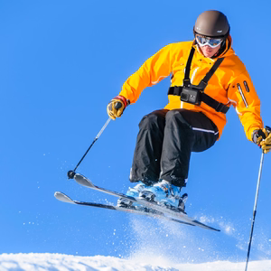 GoPro krūšu siksna un sporta kameru piederumu komplekts 5-in-1 GoPro, DJI, Insta360, SJCam un Eken kamerām