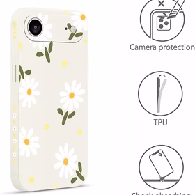 Pnakqil Iphone 17 Air maciņš Daisies balts