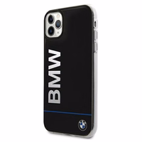 BMW Signature drukāts logotips apvalks iPhone 11 Pro Max - melns