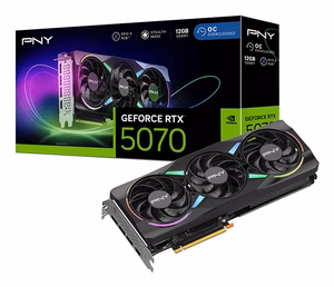 PNY GeForce RTX 5070 EPIC-X RGB OC NVIDIA 12GB GDDR7 videokarte