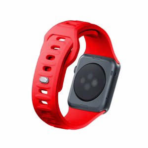 3mk silikona siksniņa Apple Watch, 38/40/41/42 mm, sarkans, mazais izmērs
