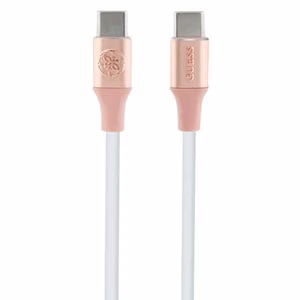 Guess Ebossed Logo USB-C / USB-C Cable 1.5m Fast Charging - Pink