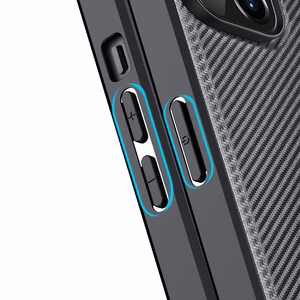 Dux Ducis Fino neilona viedtālruņa apvalks iPhone 14 Plus melns