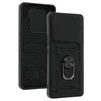 Slide Camera Armor viedtālruņa apvalks Xiaomi 15 Pro 5G melns