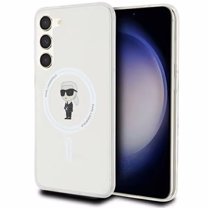 Karl Lagerfeld IML Ikonikas MagSafe apvalks viedtālrunim Samsung Galaxy S24+ - skaidrs