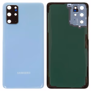 Aizmugurējais vāciņš Samsung G985/G986 S20 Plus Cloud Blue oriģināls (lietots, Grade B)