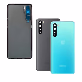 Aizmugurējais vāciņš Saderīgs ar OnePlus Nord / Zils Marble / (ar camera lens) HQ