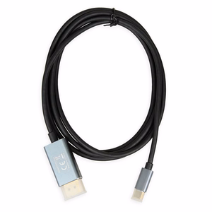 iBox ITVCDP4K video kabeļa adapteris 1.8 m USB Type-C DisplayPort melns