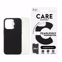 CARE by PanzerGlass stilīgs viedtālruņa apvalks iPhone 15 Pro - melns