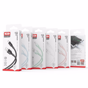 XO kabelis NB212 USB - Lightning 1,0 m 2,1A, zils
