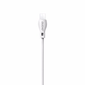 Dudao L4M USB-A - MicroUSB 2.4 A Kabelis 1m - Balts