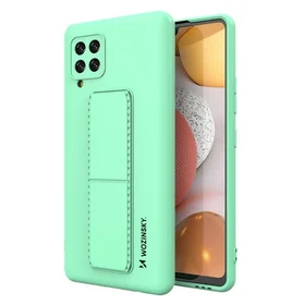 Wozinsky Kickstand Case silikona viedtālruņa apvalks ar statīvu Samsung Galaxy A42 5G piparmētru