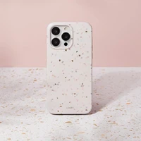Uniq Coehl Terrazzo viedtālruņa apvalks iPhone 14 Pro - smilšu