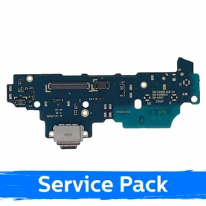 Разъём зарядки для Samsung X300 Tab Active5 с шлейфом / серебристый (Service Pack)