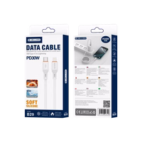 JELLICO kabelis B29 USB-C - Lightning PD 30W 1M balts