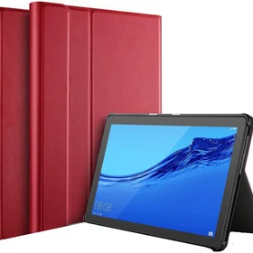 Folio vāciņš Samsung X200/X205 Tab A8 10.5 2021 sarkans