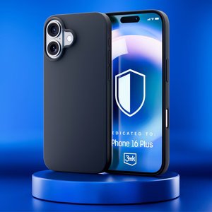 3mk Hardy Silicone MagCase viedtālruņa apvalks iPhone 16 Plus - pelēks