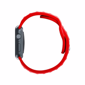 3mk silikona siksniņa Apple Watch, 42/44/45/46/49 mm, sarkans, lielais izmērs
