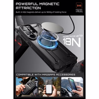 Supcase Unicorn Beetle Pro Mag MagSafe 2 komplektu futrālis Samsung Galaxy S26 Ultra - melns