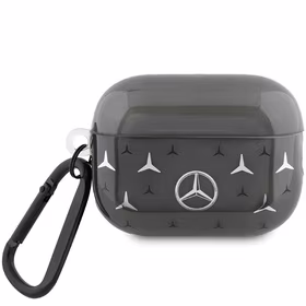 Mercedes MEAP28DPMGS AirPods Pro 2 (2022/2023) apvalks ar lielas zvaigznes rakstu, melns