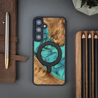 Bewood Unique case for Samsung Galaxy S24 Plus Turquoise with MagSafe