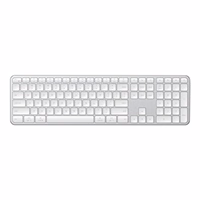 Bezvadu tastatūra QWERTY Satechi Slim EX3 Mac / PC ST-KEX3S-EN sudraba krāsā