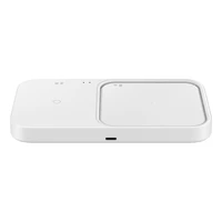 Samsung Wireless Charger Duo EP-P5400TWEGEU 15W indukcijas lādētājs - balts + tīkla lādētājs + kabelis