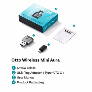 Bezvadu automašīnas adapteris OTTOCAST CA530-T Mini Aura 2026