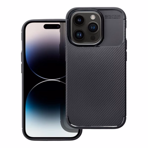 Viedtālruņa apvalks CARBON PREMIUM IPHONE 14 Pro - melns